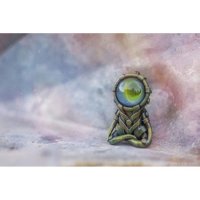 Meditating Vagabond Pendant Necklace