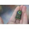 Meditating Vagabond Pendant Necklace