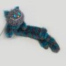 Cheshire Cat (Dark grey - turquoise) Plush Toy