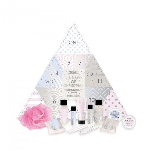 MAD Beauty Splash of Silver 12 Days Advent Women's Body Care Set