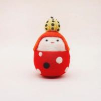 Kusama Yayoi with Pumpkin Plush Toy