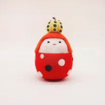 Kusama Yayoi with Pumpkin Plush Toy