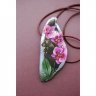 Orchid Pendant Necklace