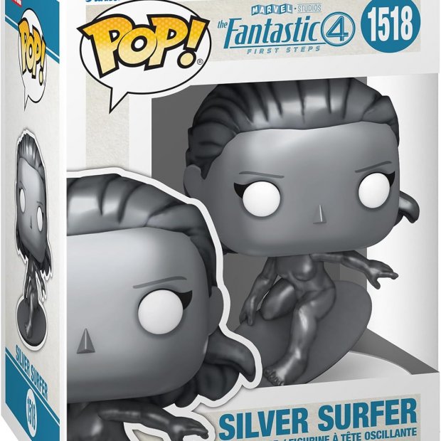Funko Pop Movies: The Fantastic Four: First Steps - Silver Surfer Figure
