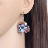 Rose Skull Acrylic Earrings (ver 2)