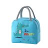 Kawaii Blue Dinosaur Lunch Box Bag