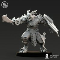Beastman Warrior Figure (Unpainted)