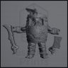 Krong The Leaky Barrel, Ogre Warrior Figure (Unpainted)