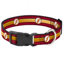 Buckle-Down DC Comics - The Flash (38-66 cm) Dog Collar Plastic Clip