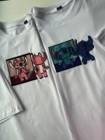 Lilo & Stitch Couple T-shirts (2pcs)