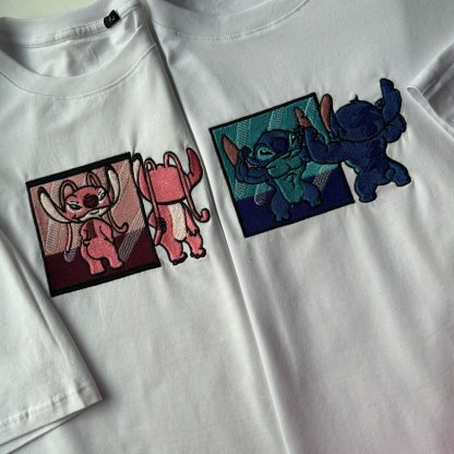 Lilo & Stitch Couple T-shirts (2pcs)