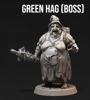Green Hag (Boss) Figure (Unpainted)