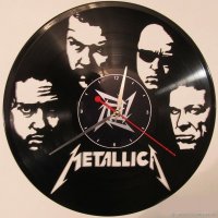 Handmade Metallica V.2 Vinyl Wall Clock