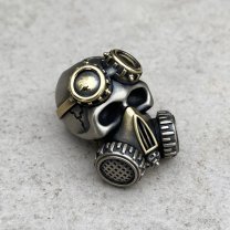 Post-Apocalypse Skull Lanyard bead