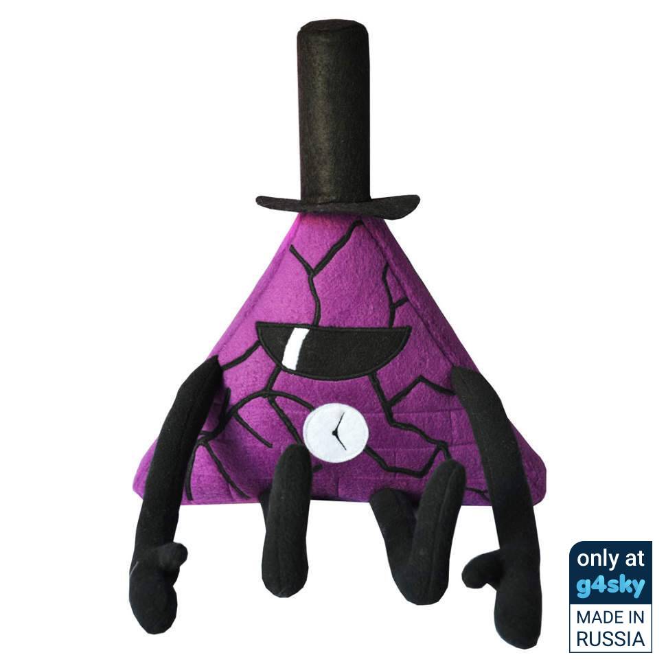 Plush Doll Purple Bill Cipher Gravity Falls Toy