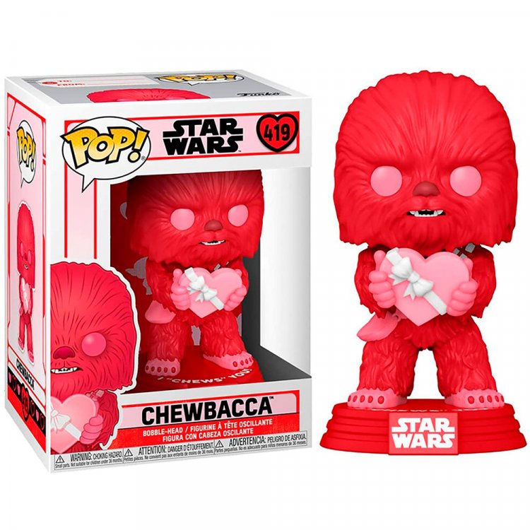 Funko POP Star Wars: Valentines - Cupid Chewbacca Figure