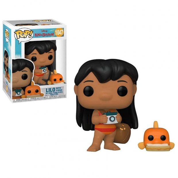Funko Pop Disney: Lilo & Stitch - Lilo with Pudge Figure