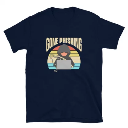 Retro Hacker Gone Phishing Unisex T-Shirt