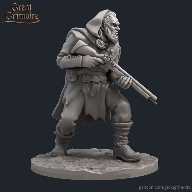 Hunter Hans Figure (Unpainted)