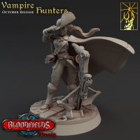 Vampire hunter with a powerful crossbow Figure (Unpainted)