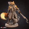 Foxfolk Monk Figure (Unpainted)