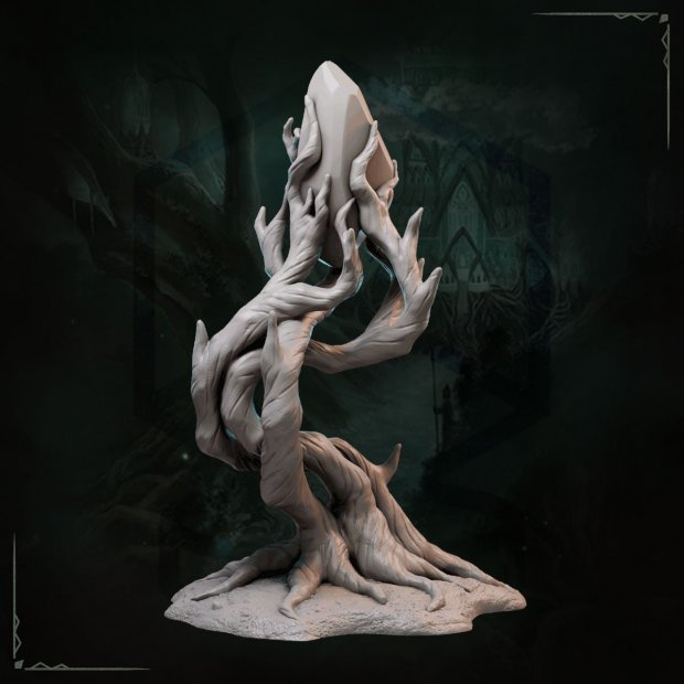 Energy crystal, terrain Figure (Unpainted)