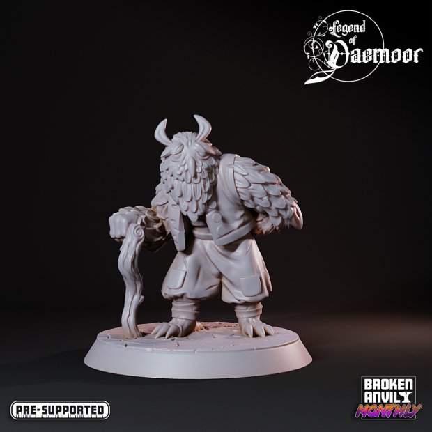 Old owl Figure (Unpainted)