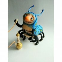 Alice in Wonderland - Absolem The Caterpillar (8 cm) Plush Toy