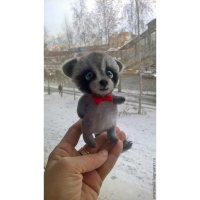 Raccoon (10 cm) Plush Toy