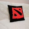 Handmade Dota 2 Logo Plush Pillow