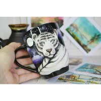 Tiger Mug With Decor
