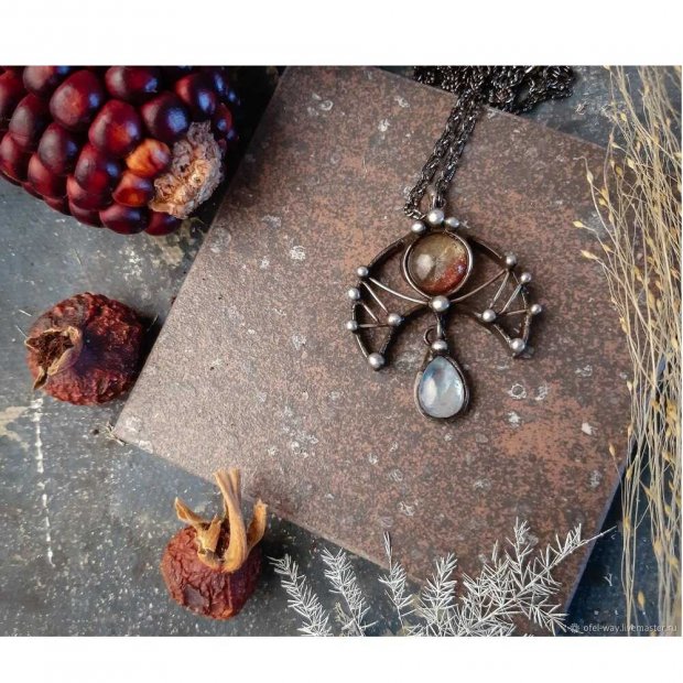 Fire and Water Necklace