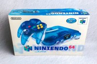 (Buy out) Nintendo N64 Clear Blue Japan Console