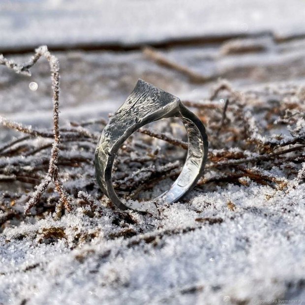 Textured Gothic Ring