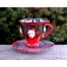 Moulin Rouge Mug With Saucer