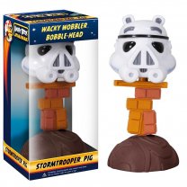 Funko Angry Birds Star Wars - Stormtrooper Pig Wacky Wobbler Figure