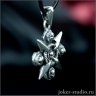Pirate Cross with Compass Pendant