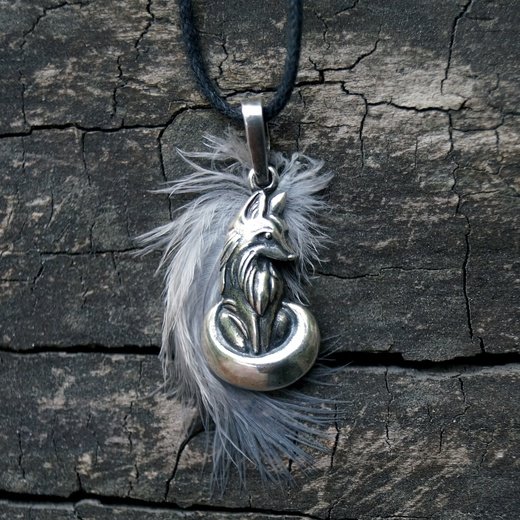 Handmade Fox V.2 Pendant Necklace