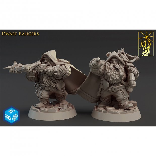 Dwarf Rangers Figure (Unpainted)