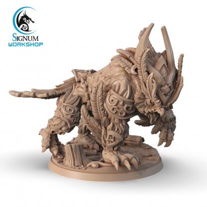 Owlbear in armor Figure (Unpainted)