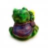 Frog With Water Lilies Figure