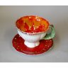 Big Fly Agaric Mug With Saucer
