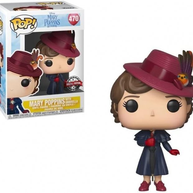 Funko Pop Disney: Mary Poppins - Mary Poppins with Umbrella Figure