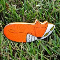 Sleeping Fox Barrette
