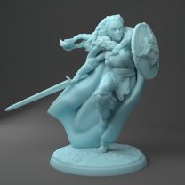 Warrior Ursula Figure (Unpainted)