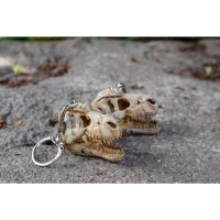 Skull T-rex Keychain