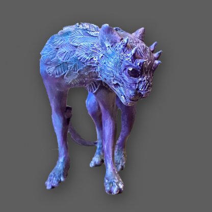 Space Purple Cat Figure