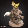 Foxfolk Hunter Figure (Unpainted)