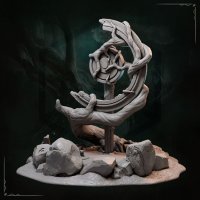 Ancient fountain, terrain Figure (Unpainted)