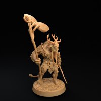 MooseMan standard bearer with sword Figure (Unpainted)